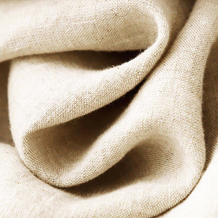 Buddha Stones Robe d'été brodée unie à manches courtes et poches pour femme - image 16