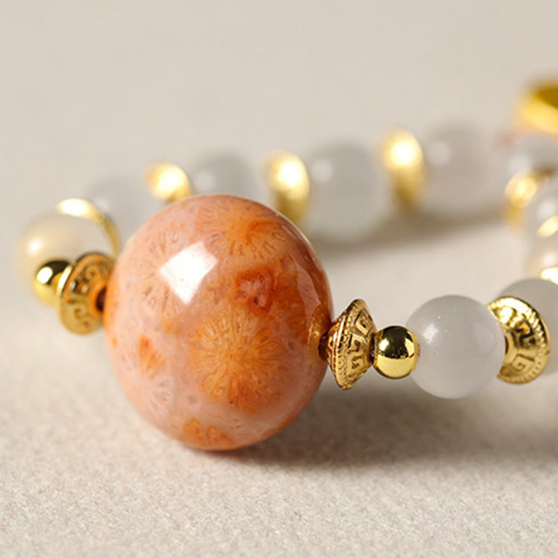 Buddha Stones Mini porte-clés chat adorable en bois d'ébène laqué, style calme - image 5