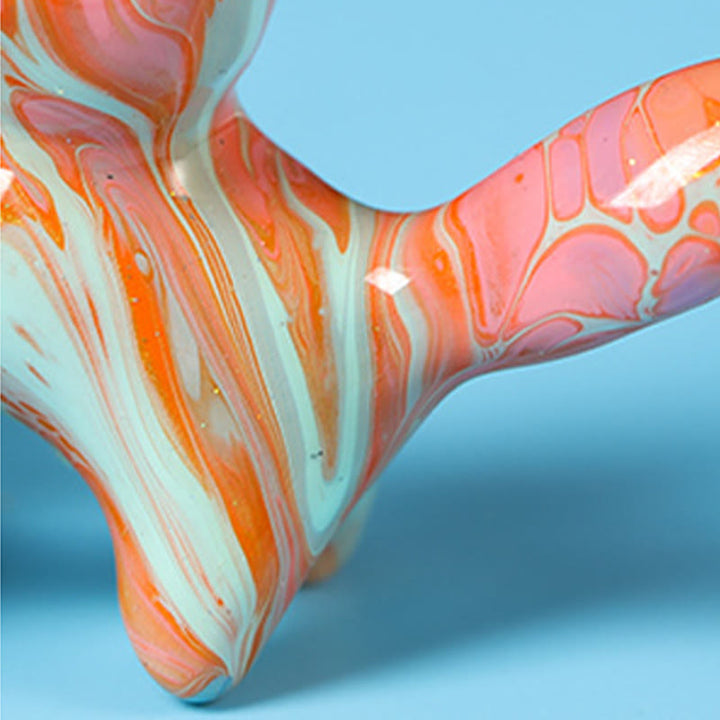 Buddha Stones Mini Chat Adorable Bois d'Ébène Laqué Artisanat Décoration Paix 4*2,2cm (Couleur aléatoire) - image 12