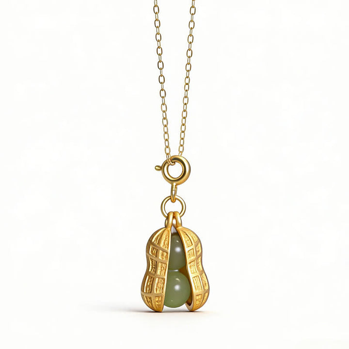 Buddha Stones Collier pendentif en argent sterling 925 et jade Hetian, symbole de prospérité et de bonnes choses qui arrivent - image 9
