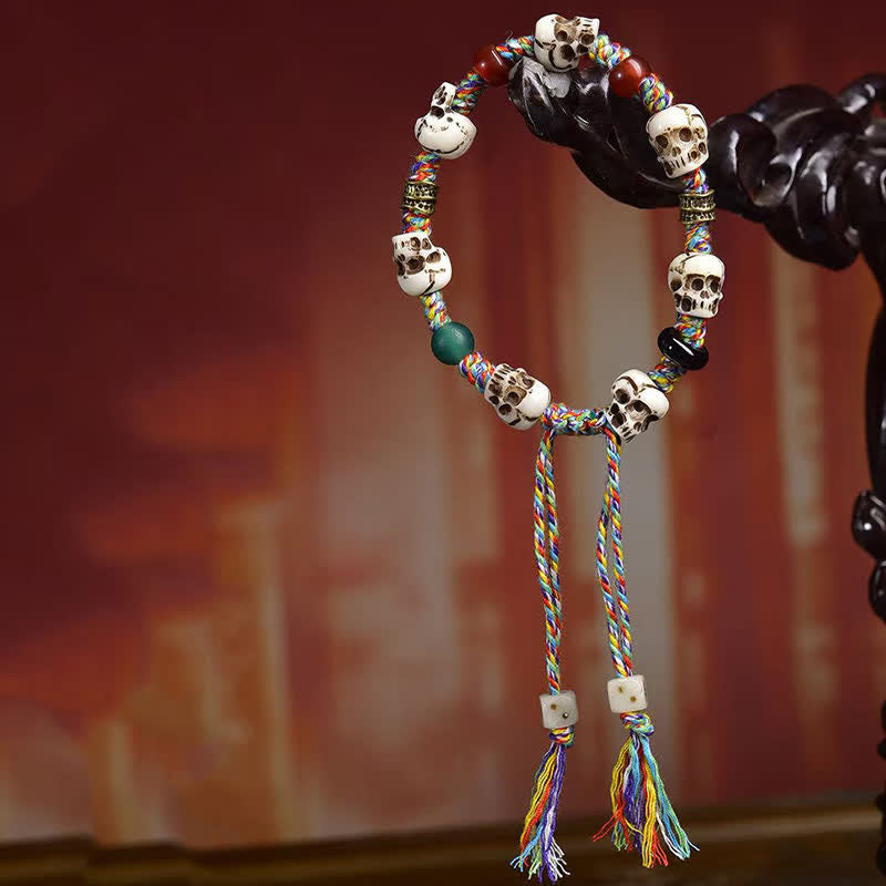 Buddha Stones Bracelet en perles d'os du Seigneur de la Forêt des Cadavres, symbole de nouveau départ - image 8