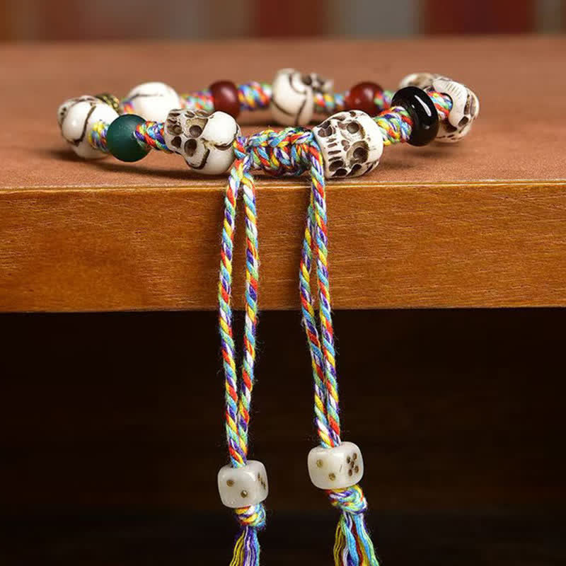 Buddha Stones Bracelet en perles d'os du Seigneur de la Forêt des Cadavres, symbole de nouveau départ - image 9
