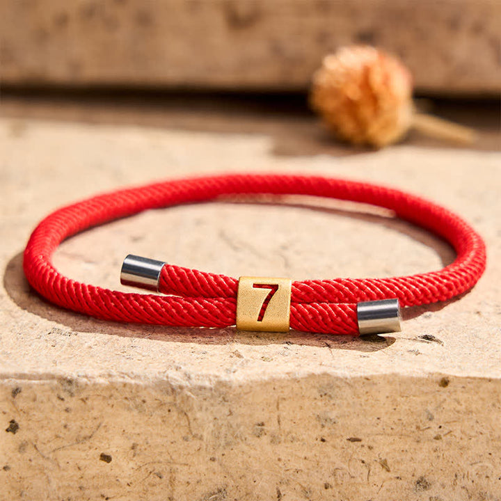 Buddha Stones Bracelet de protection ajustable avec chiffres angéliques à un chiffre - image 21