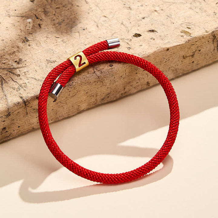 Buddha Stones Bracelet de protection ajustable avec chiffres angéliques à un chiffre - image 11