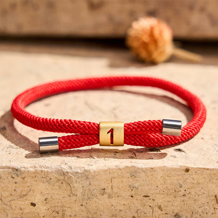 Buddha Stones Bracelet de protection ajustable avec chiffres angéliques à un chiffre - image 7