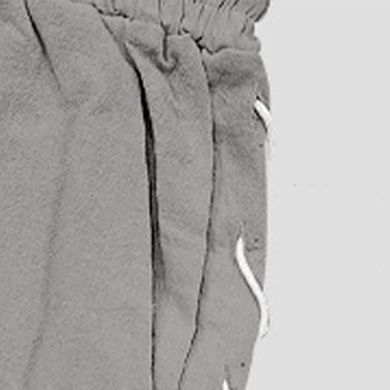 Short bermuda d'été décontracté à cordon de serrage et fente latérale, couleur unie, avec poches, Buddha Stones. - image 40