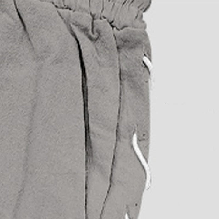 Short bermuda d'été décontracté à cordon de serrage et fente latérale, couleur unie, avec poches, Buddha Stones. - image 40