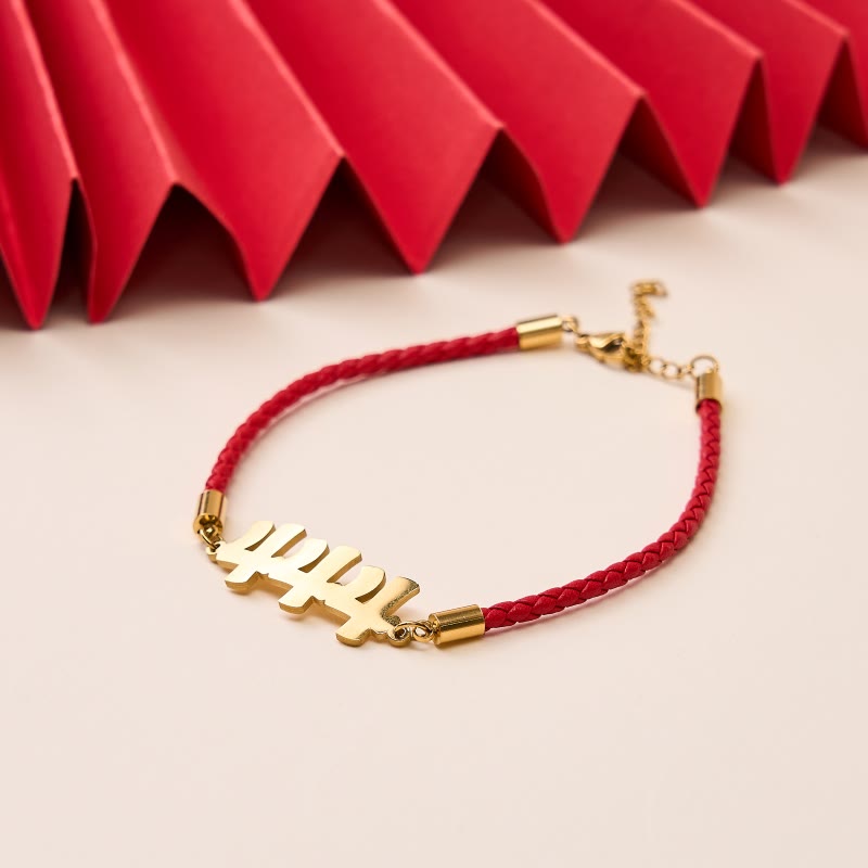 Buddha Stones Bracelet de foi ajustable en acier titane avec chiffres des anges - image 13