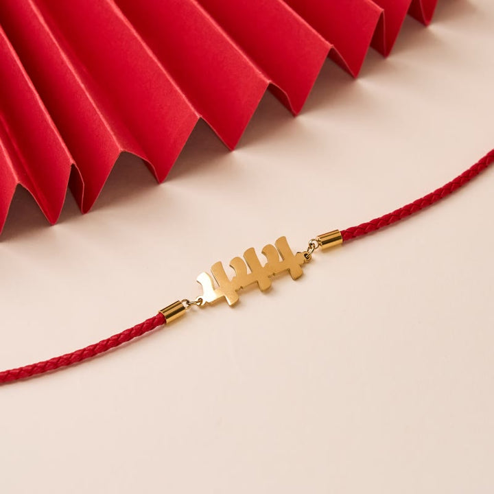 Buddha Stones Bracelet de foi ajustable en acier titane avec chiffres des anges - image 12