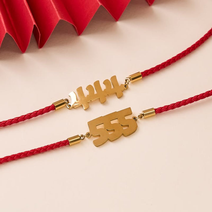Buddha Stones Bracelet de foi ajustable en acier titane avec chiffres des anges - image 25
