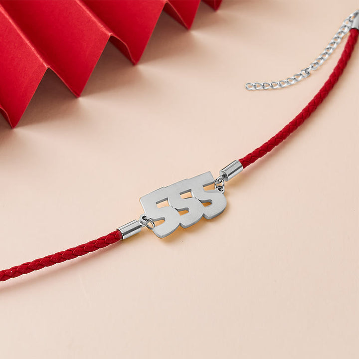Buddha Stones Bracelet de foi ajustable en acier titane avec chiffres des anges - image 9