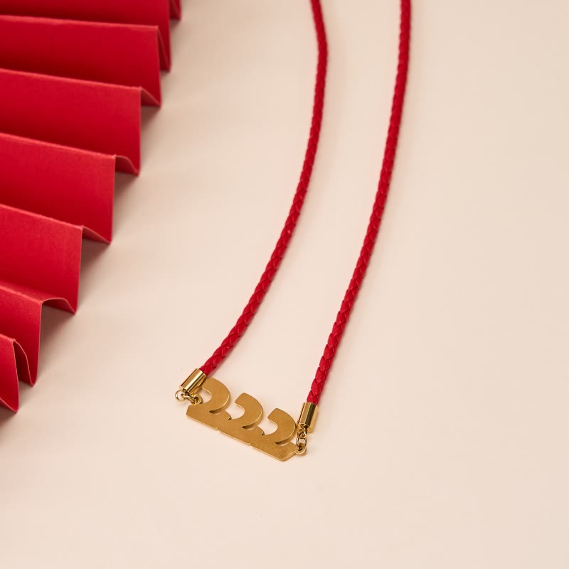 Buddha Stones Collier pendentif en acier titane à cordon ajustable avec chiffres angéliques et pendentif « Foi » (chiffres angéliques). Collier avec pendentif « Foi » et cordon ajustable. - image 1