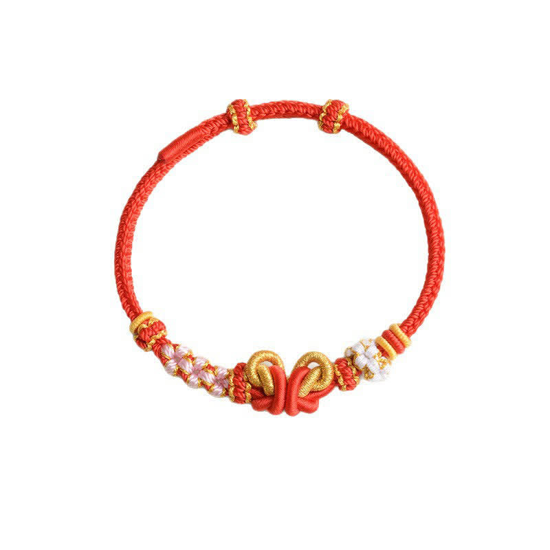 Buddha Stones Bracelet papillon porte-bonheur tissé à la main, ajustable - image 10