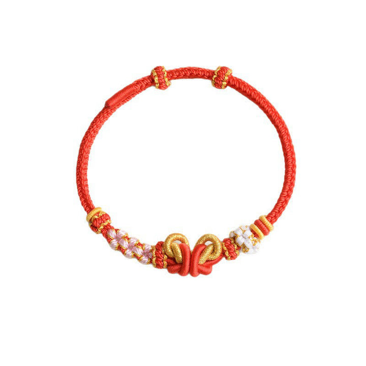 Buddha Stones Bracelet papillon porte-bonheur tissé à la main, ajustable - image 10