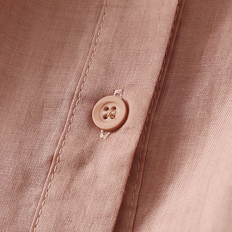 Buddha Stones Chemises d'été vintage à broderie florale pour femmes, manches trois-quarts - image 10