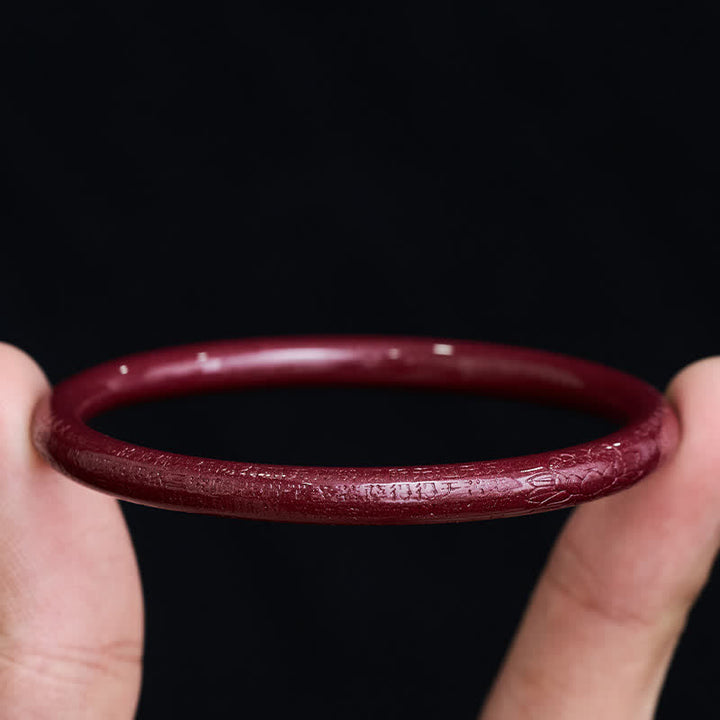 Buddha Stones Bracelet Cinabre Plain Heart Sutra Calm - image 11