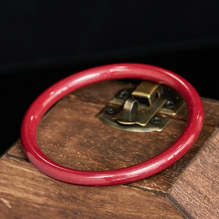 Buddha Stones Bracelet Cinabre Plain Heart Sutra Calm - image 3