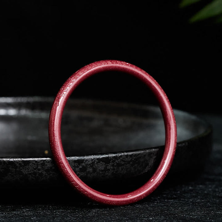 Buddha Stones Bracelet Cinabre Plain Heart Sutra Calm - image 9
