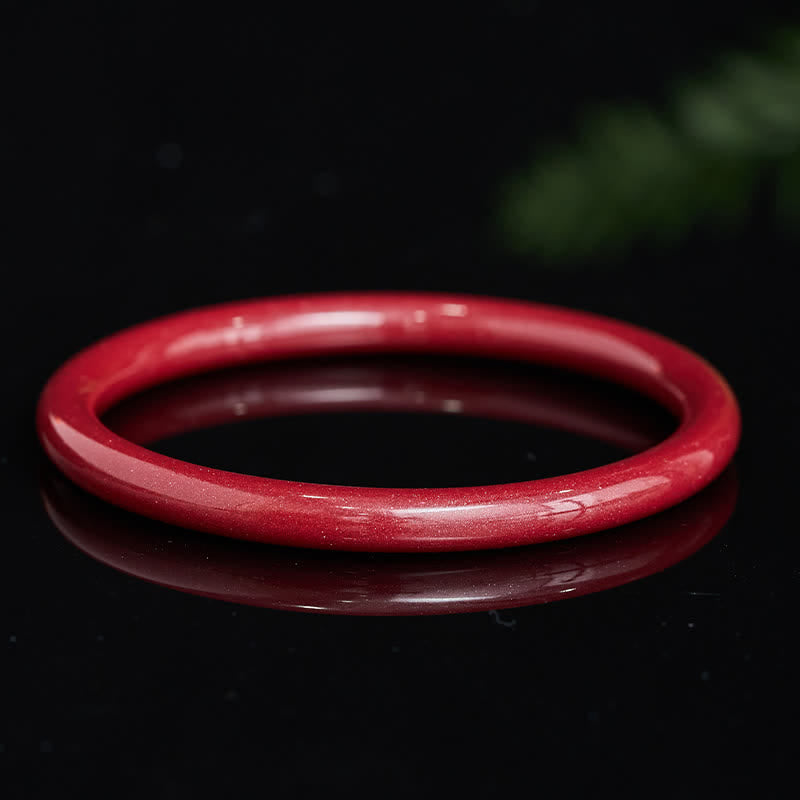 Buddha Stones Bracelet Cinabre Plain Heart Sutra Calm - image 1