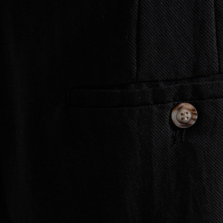 Short bermuda homme style classique décontracté d'été avec fermeture éclair et boutons, couleur unie, orné de Buddha Stones et de poches - image 15