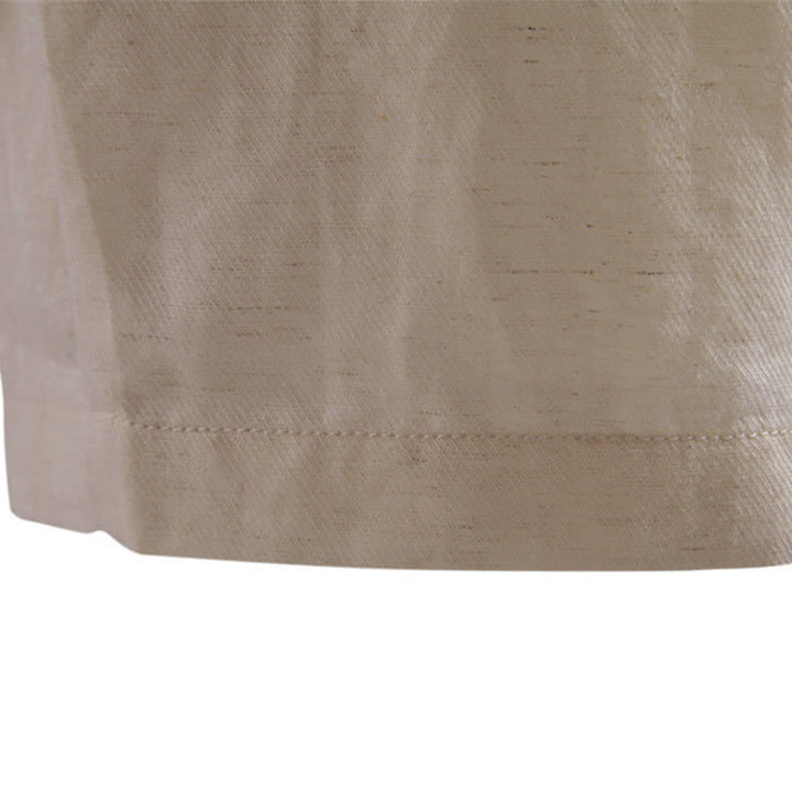 Short bermuda homme style classique décontracté d'été avec fermeture éclair et boutons, couleur unie, orné de Buddha Stones et de poches - image 41