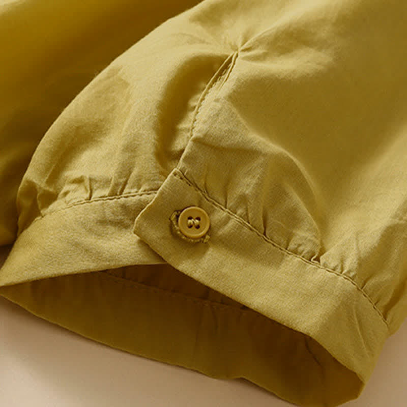 Buddha Stones T-shirts à manches courtes pour femmes, col rond, broderie florale, style décontracté d'été - image 10