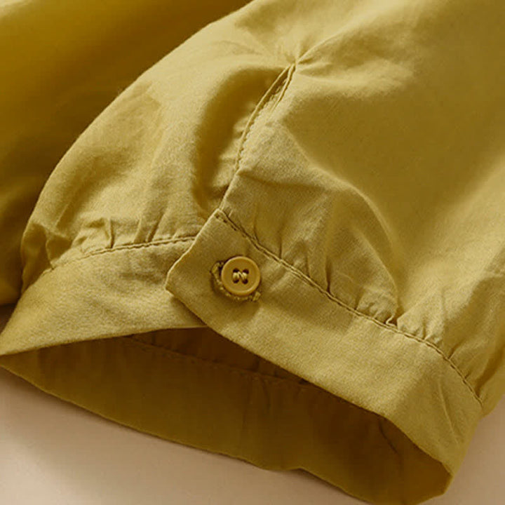 Buddha Stones T-shirts à manches courtes pour femmes, col rond, broderie florale, style décontracté d'été - image 10