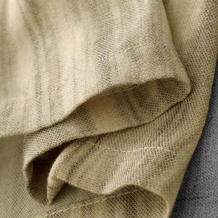 Buddha Stones Pantalon d'été décontracté à rayures avec cordon de serrage et taille élastique pour femme, jambes droites et poches - image 11