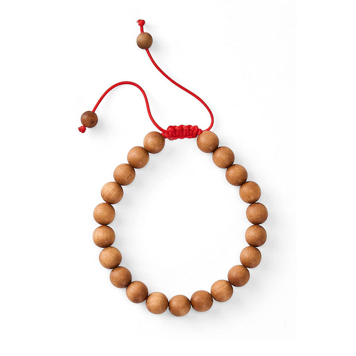 Buddha Stones Mala de poignet en bois de santal tibétain pour ancrer le corps - image 10