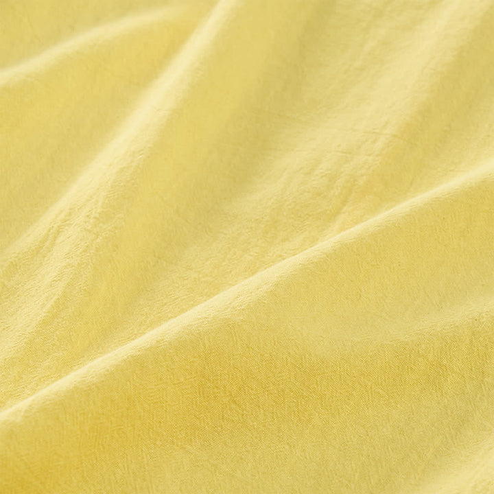 Buddha Stones Robes d'été minimalistes décontractées à manches courtes boutonnées pour femmes - image 13