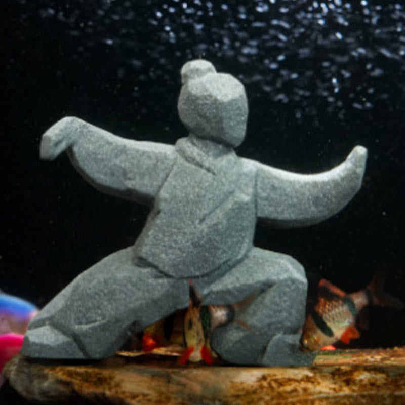 Buddha Stones Figurine en résine Yin Yang Balance Tai Chi, décor de vie consciente - image 5