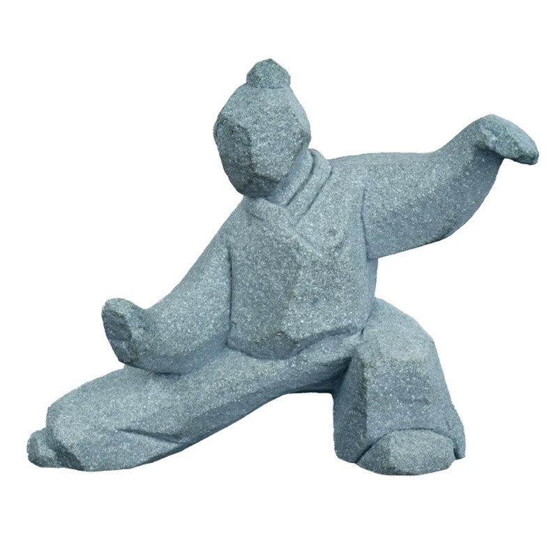 Buddha Stones Figurine en résine Yin Yang Balance Tai Chi, décor de vie consciente - image 14
