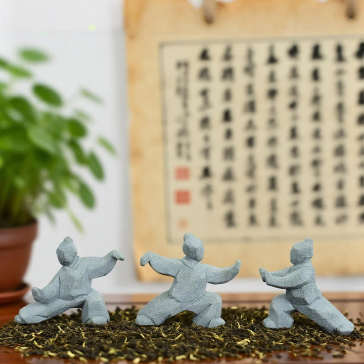 Buddha Stones Figurine en résine Yin Yang Balance Tai Chi, décor de vie consciente - image 20