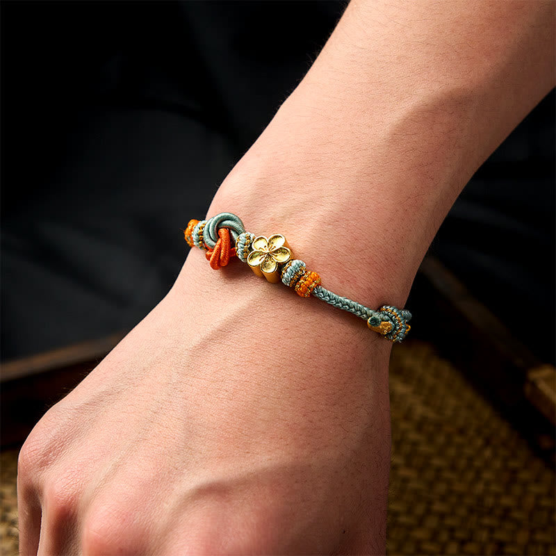 Buddha Stones Bracelet de confiance en corde tressée mandala - image 14