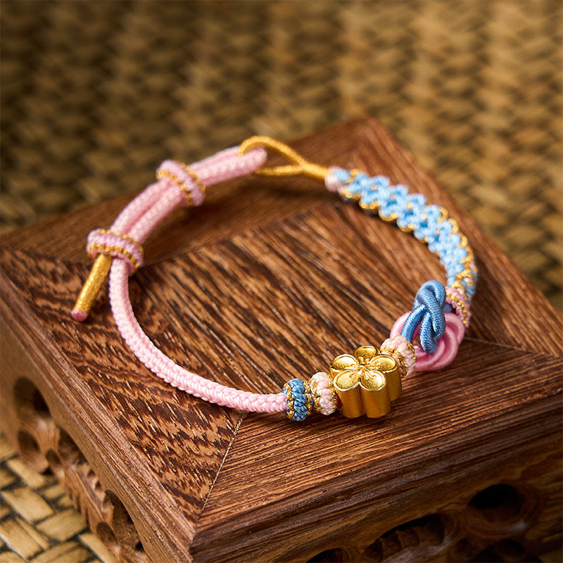 Buddha Stones Bracelet de confiance en corde tressée mandala - image 29