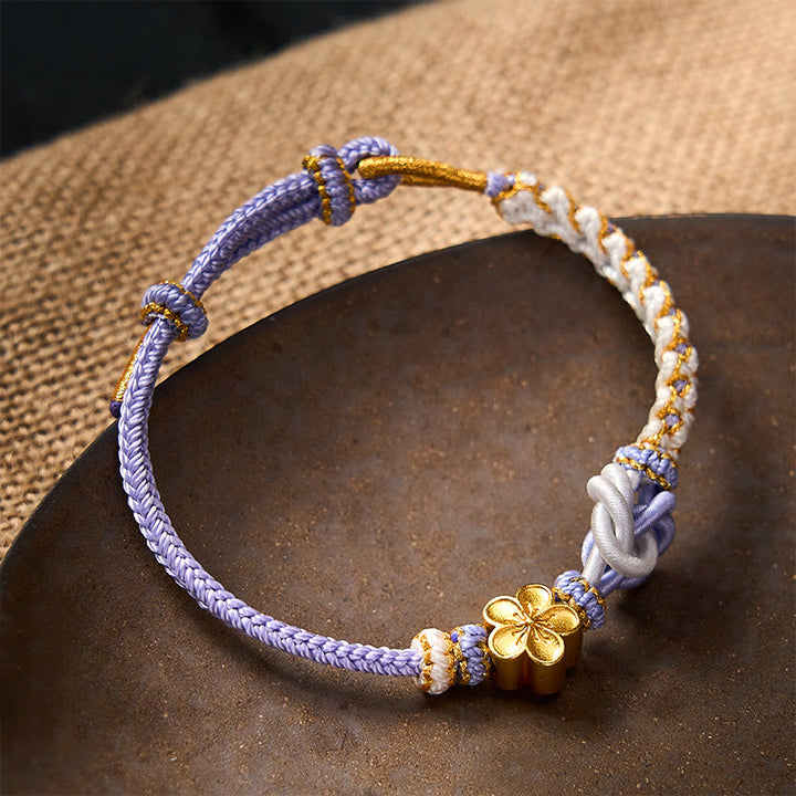 Buddha Stones Bracelet de confiance en corde tressée mandala - image 20