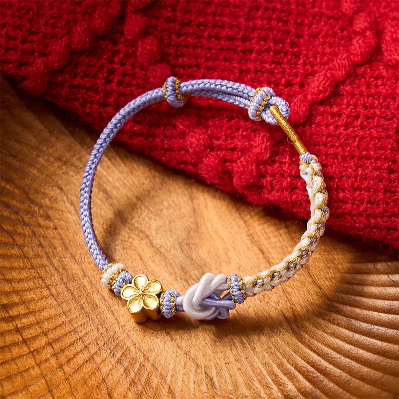 Buddha Stones Bracelet de confiance en corde tressée mandala - image 21