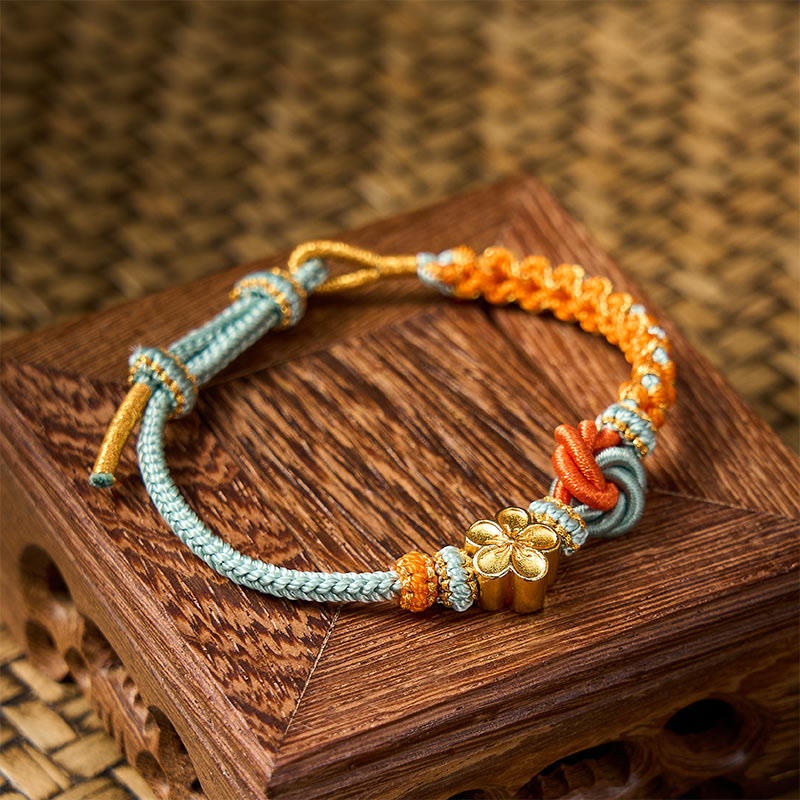 Buddha Stones Bracelet de confiance en corde tressée mandala - image 12