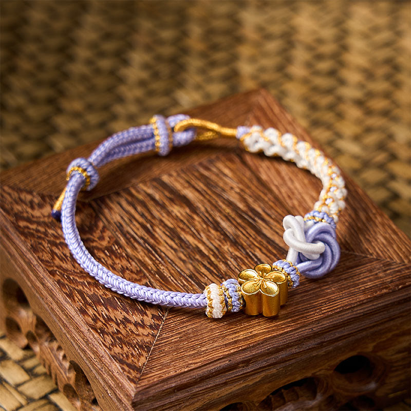 Buddha Stones Bracelet de confiance en corde tressée mandala - image 22