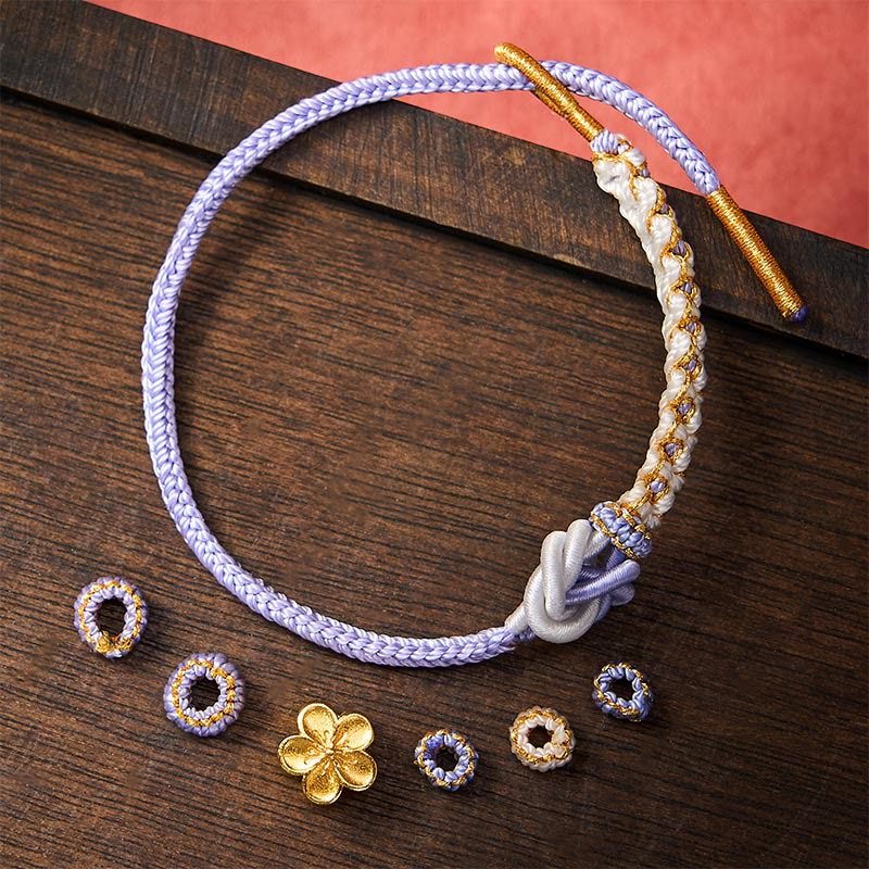 Buddha Stones Bracelet de confiance en corde tressée mandala - image 23