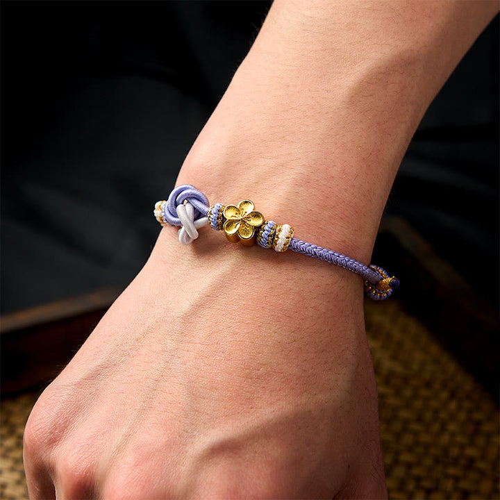 Buddha Stones Bracelet de confiance en corde tressée mandala - image 24