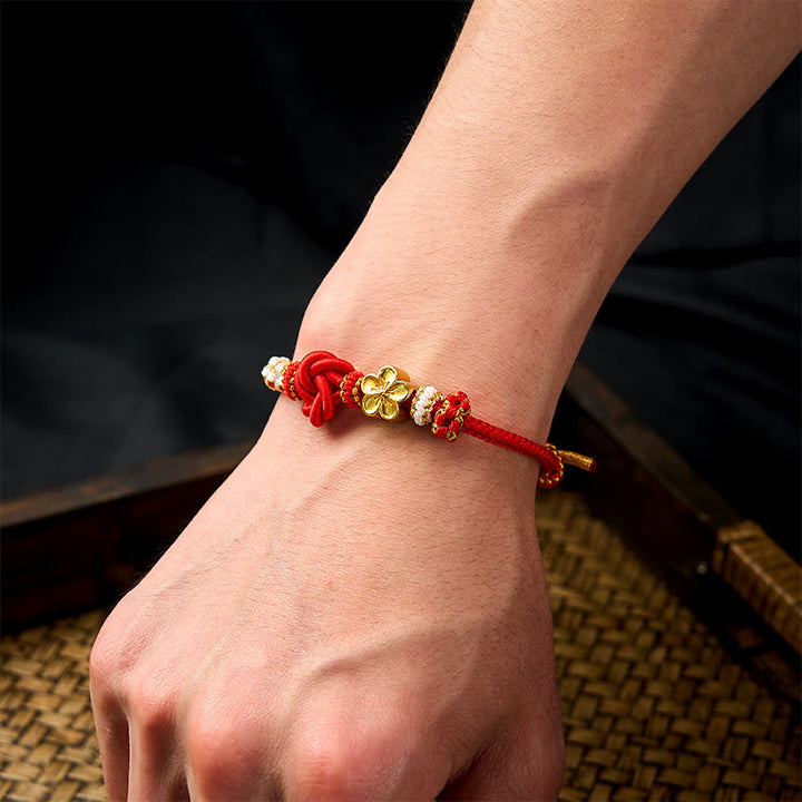 Buddha Stones Bracelet de confiance en corde tressée mandala - image 6