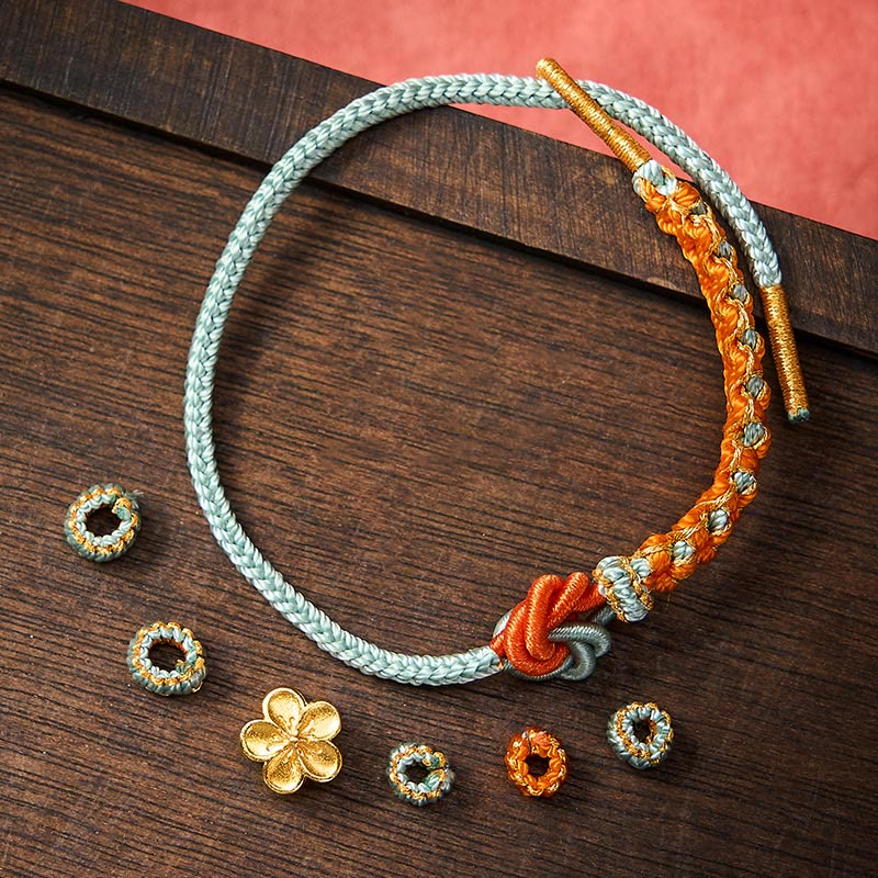 Buddha Stones Bracelet de confiance en corde tressée mandala - image 13