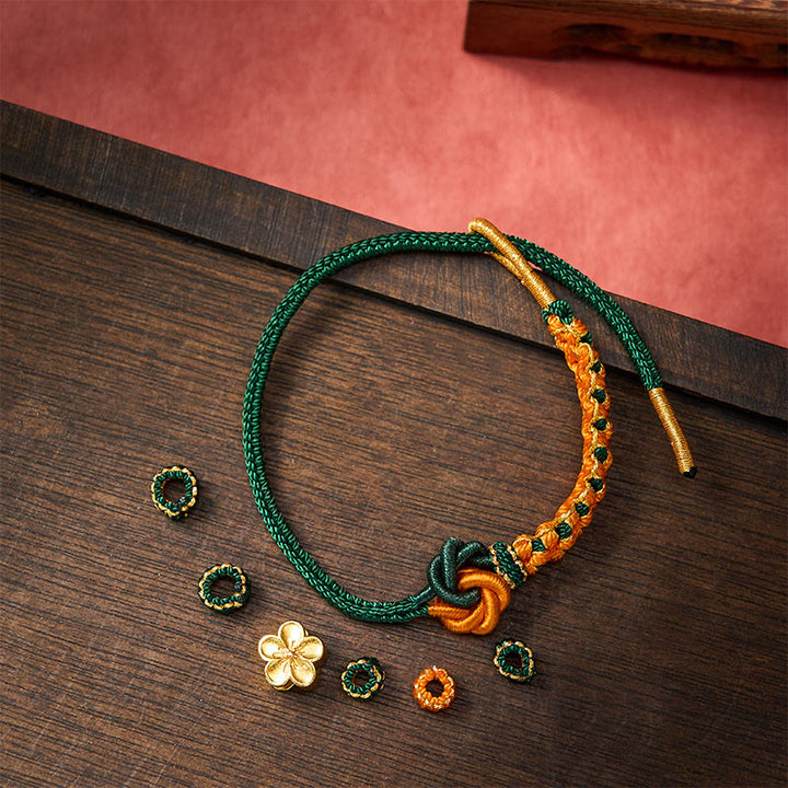 Buddha Stones Bracelet de confiance en corde tressée mandala - image 17