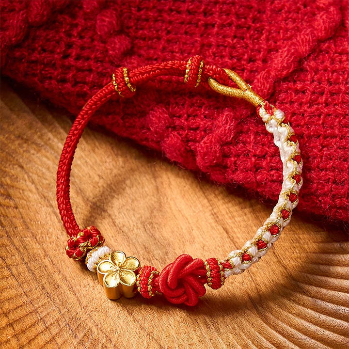Buddha Stones Bracelet de confiance en corde tressée mandala - image 2
