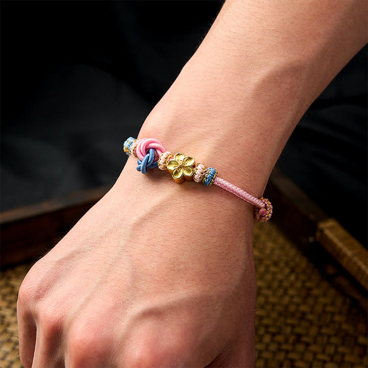 Buddha Stones Bracelet de confiance en corde tressée mandala - image 31