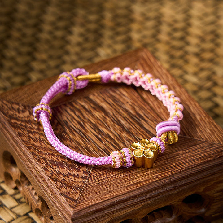 Buddha Stones Bracelet ajustable à nœud en corde tressée - image 29
