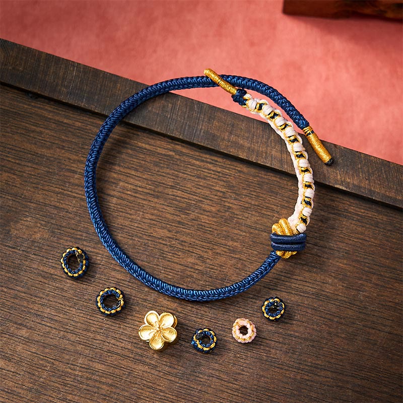 Buddha Stones Bracelet ajustable à nœud en corde tressée - image 19