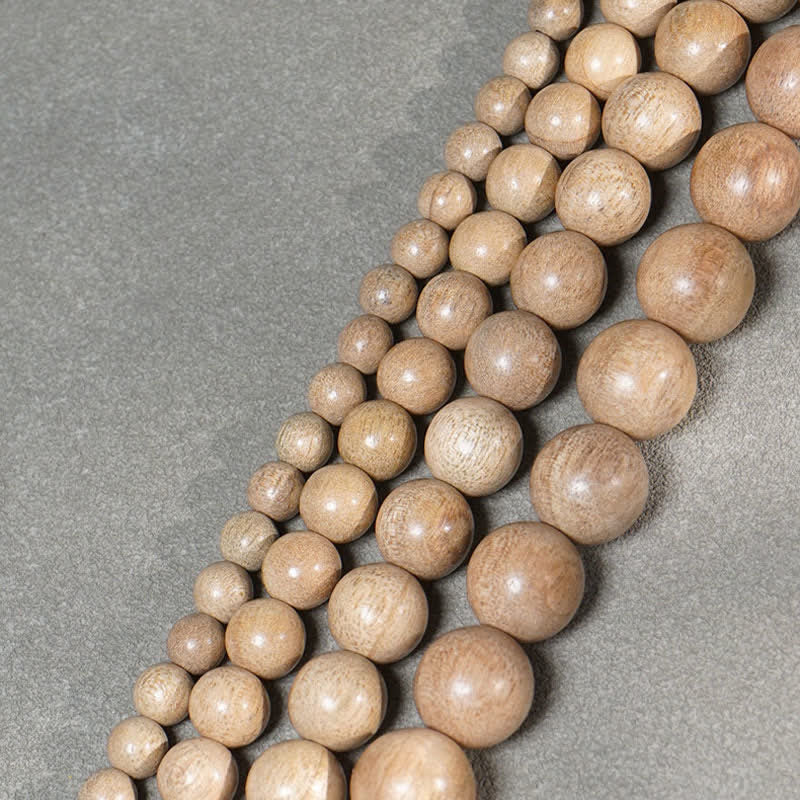 Buddha Stones Mala de 108 perles en bois de camphre naturel, symbole de persévérance - image 10