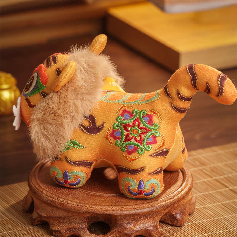 Buddha Stones Décoration mignonne Tigre porte-bonheur Protection Animaux - image 5